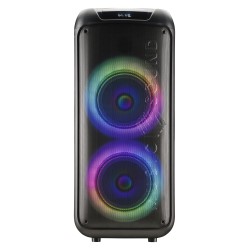SOUND BOX - Cassa Speaker TWS Bluetooth con 100 WATT di Potenza – Wireless - Luci RGB - 5 Ore di Play Time – Telecomando per Ges