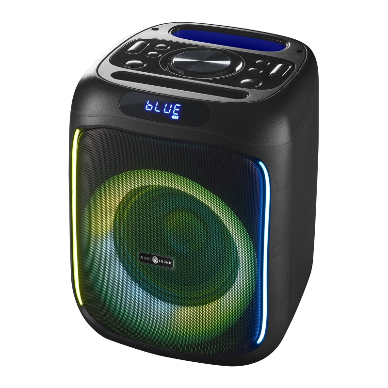 SOUND BOX - Cassa Speaker Bluetooth con 40WATT di Potenza – Wireless - Luci RGB - 5 Ore di Play Time – Telecomando per Gestire t