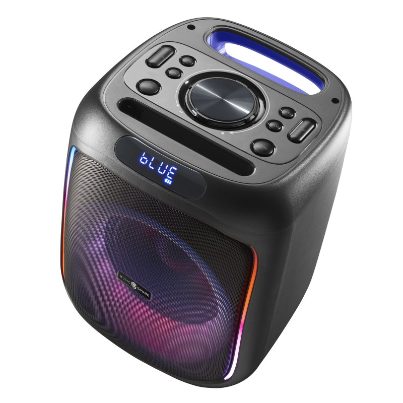 SOUND BOX - Cassa Speaker Bluetooth con 40WATT di Potenza – Wireless - Luci RGB - 5 Ore di Play Time – Telecomando per Gestire t