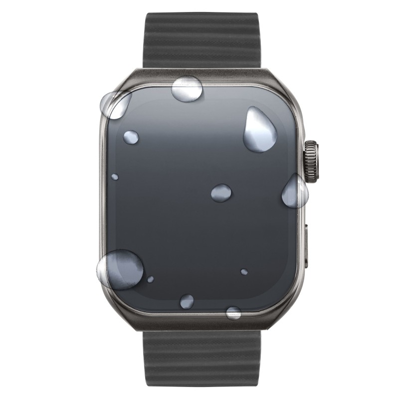 Smartwatch Cellularline con display AMOLED da 1,96", impermeabilità IP68, chiamate Bluetooth e autonomia fino a 5 giorni. Stile 