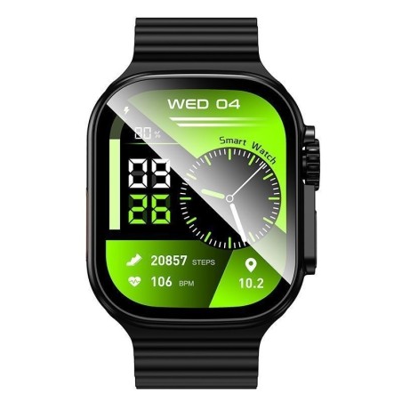 Borofone Smartwatch BD14 Ultra display TFT da 2.01" Bluetooth 5.3; supporto per le chiamate telefoniche Nero