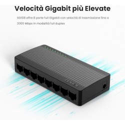 switch ethernet tenda 8 port