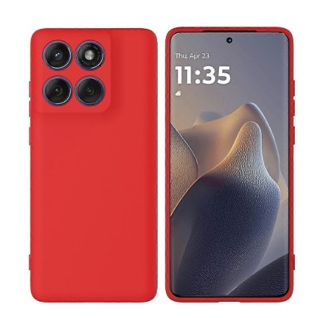 cover in silicone per motorola EDGE 60 / 60 FUSION rossa