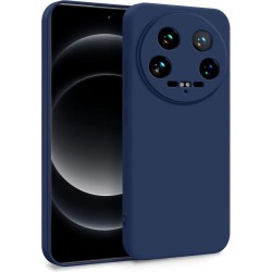 cover in silicone per xiaomi 14 ULTRA blu