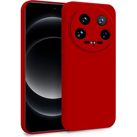 cover in silicone per xiaomi 14 ULTRA rossa