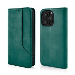custodia a libro moto edge 60 / edge 60 fusion con porta carte di credito chiusura magnetica verde
