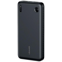 powerbank 10000 mAh 10W 2 usb-A out e 1 usb-c IN nera