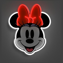 led wall neon minnie connettore usb con regolatore di intensita' dimensioni 21,7 x 26 cm