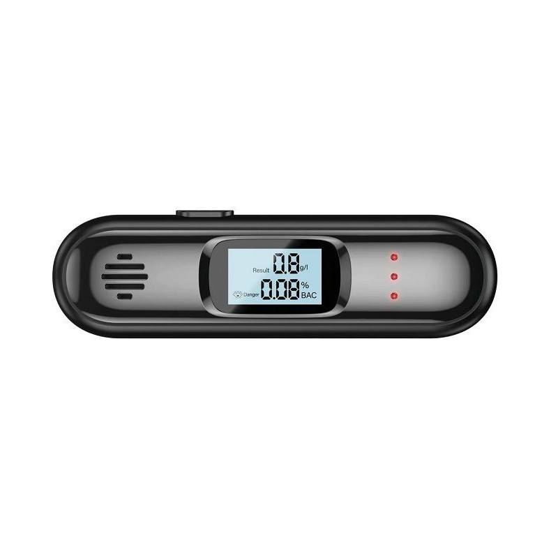 alcool test digitale ricaricabile con usb-c multiuso