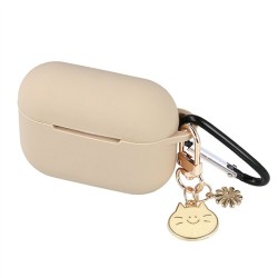 cover per airpods silicone beige