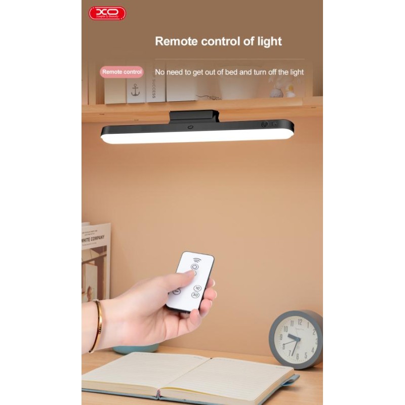 lampada led con telecomando supporto magnetico inclinabile