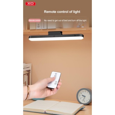 lampada led con telecomando supporto magnetico inclinabile