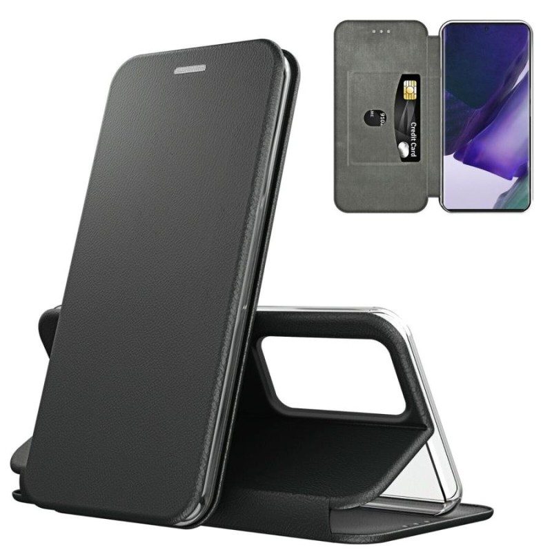 custodia book magnetica per xiaomi redmi 15C nero