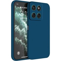 cover motorola G86 silicone blu