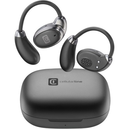 auricolare vivavoce bluetooth open ear nero