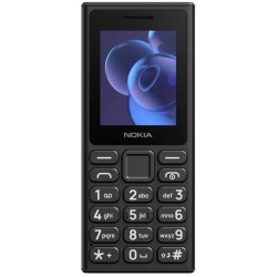 Nokia 110 2024 Cellulare Dual SIM Nero Display 2 Batteria 1000mAh IP54