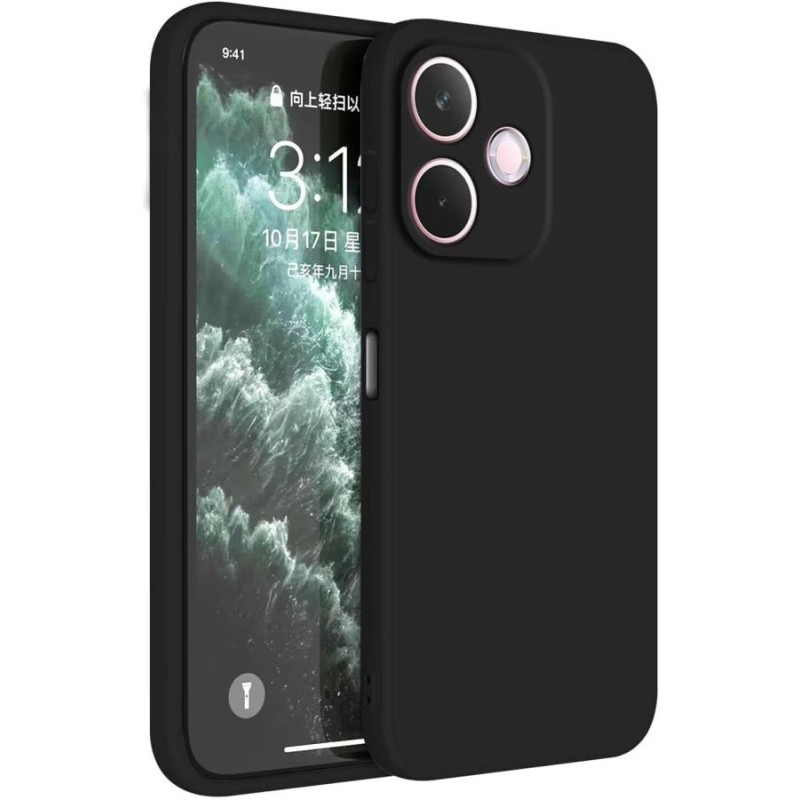 cover in silicone per oppo a5 PRO nera