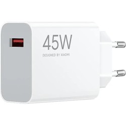 caricabatterie 45w usb-a bianco