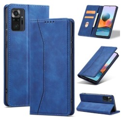 book moto G86 - G86 POWER con porta carte di credito chiusura magnetica blu