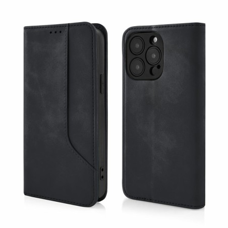 custodia a libro samsung A13 con porta carte di credito chiusura magnetica nera