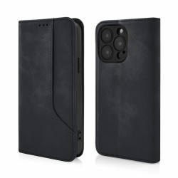 custodia a libro samsung a56 con porta carte di credito chiusura magnetica nera