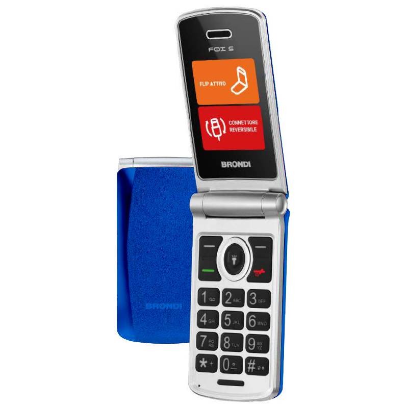 telefono cellulare brondi FOX S blu