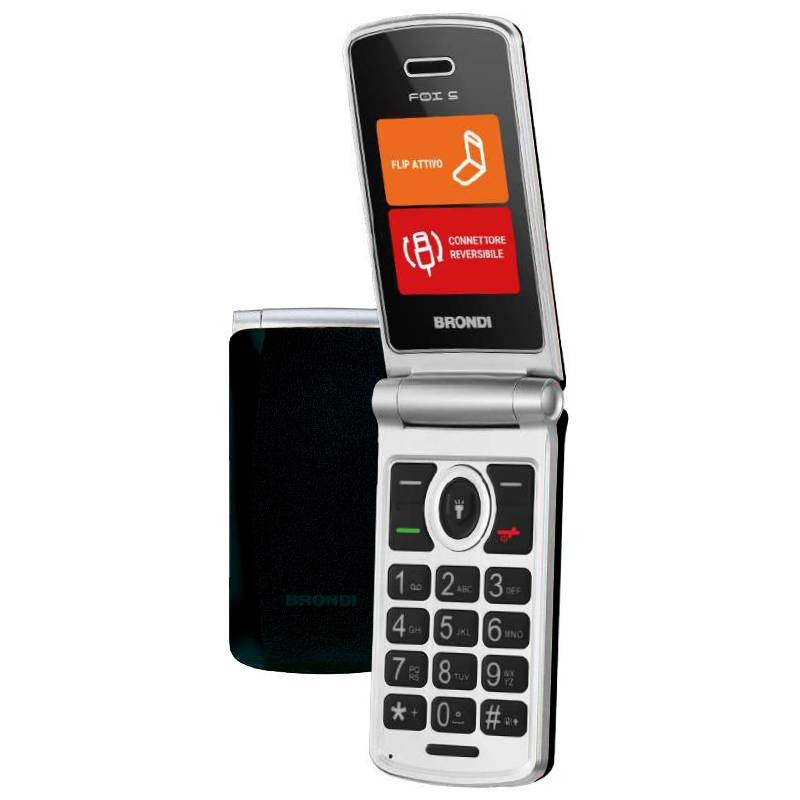 telefono cellulare brondi FOX S nero