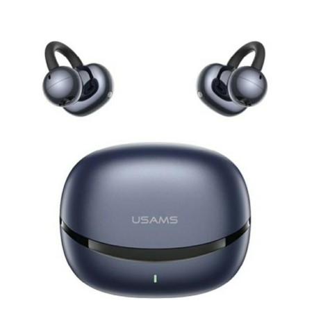 auricolare bluetooth ear clip tws blu