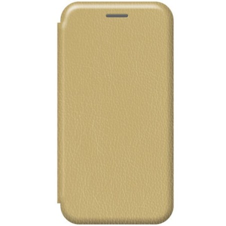 custodia a libro 11 con porta carte di credito chiusura magnetica   gold