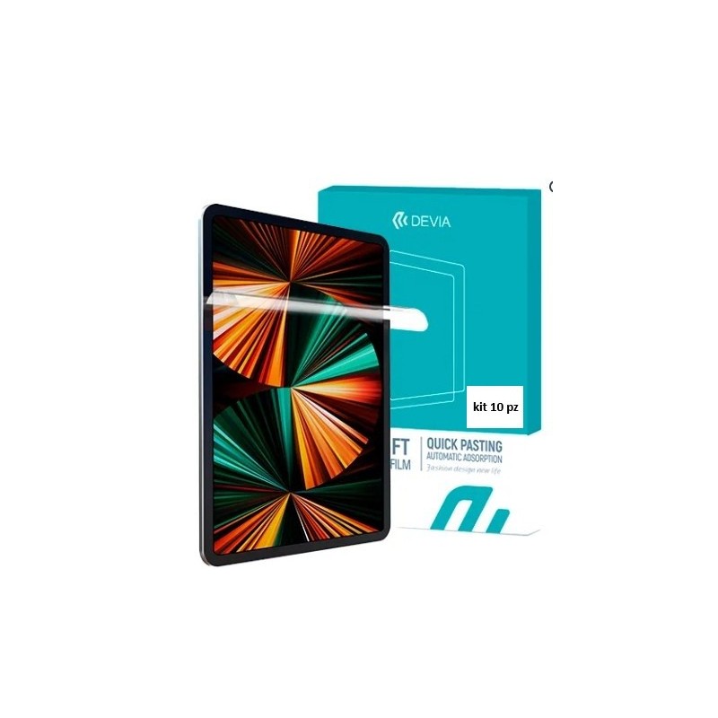 kit da 10 pellicole per laptop sino a 12,9" universale  per plotter da taglio devia
