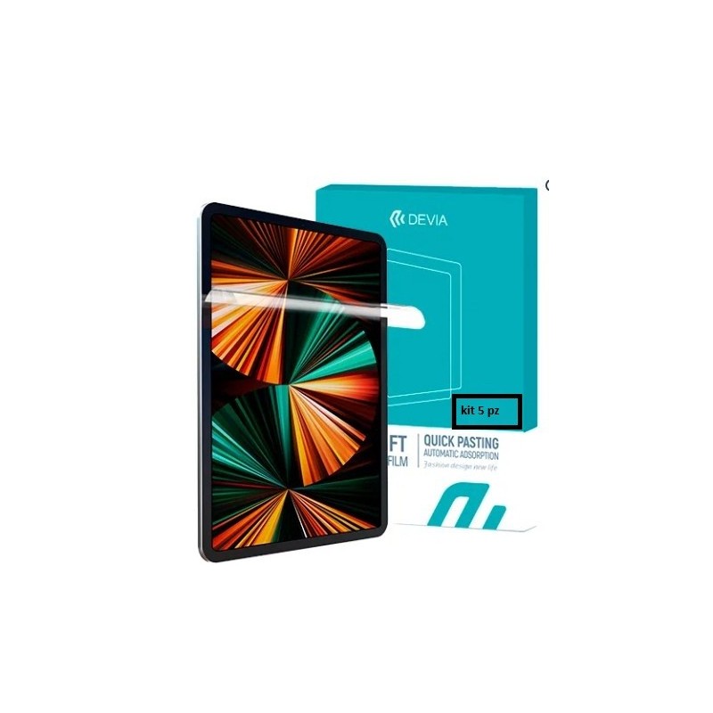 kit da 5 pellicole per laptop sino a 12,9" universale  per plotter da taglio devia