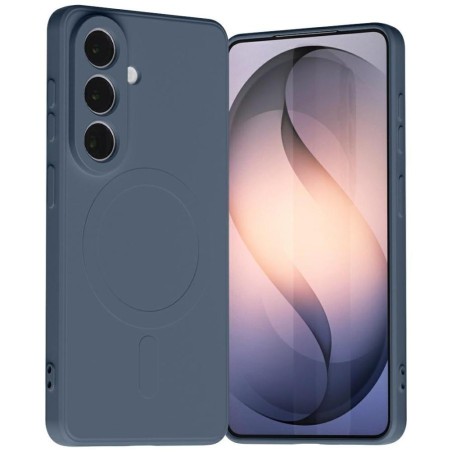 cover  silicone samsung S26 blu compatibile ricarica wireless