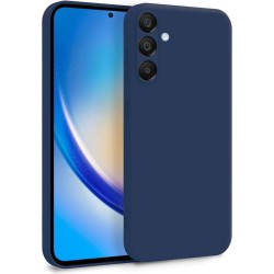 cover in silicone per samsung a37 5g blu