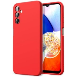 cover in silicone per samsung a37 5g rossa