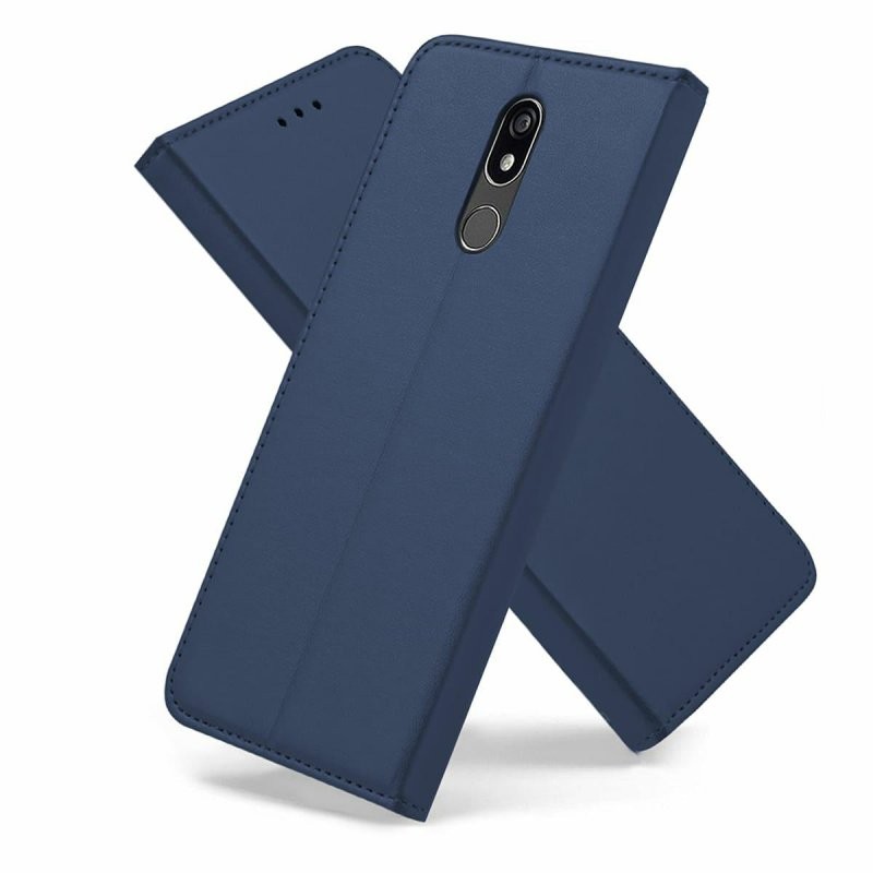 custodia book magnetica per motorola g56  blu