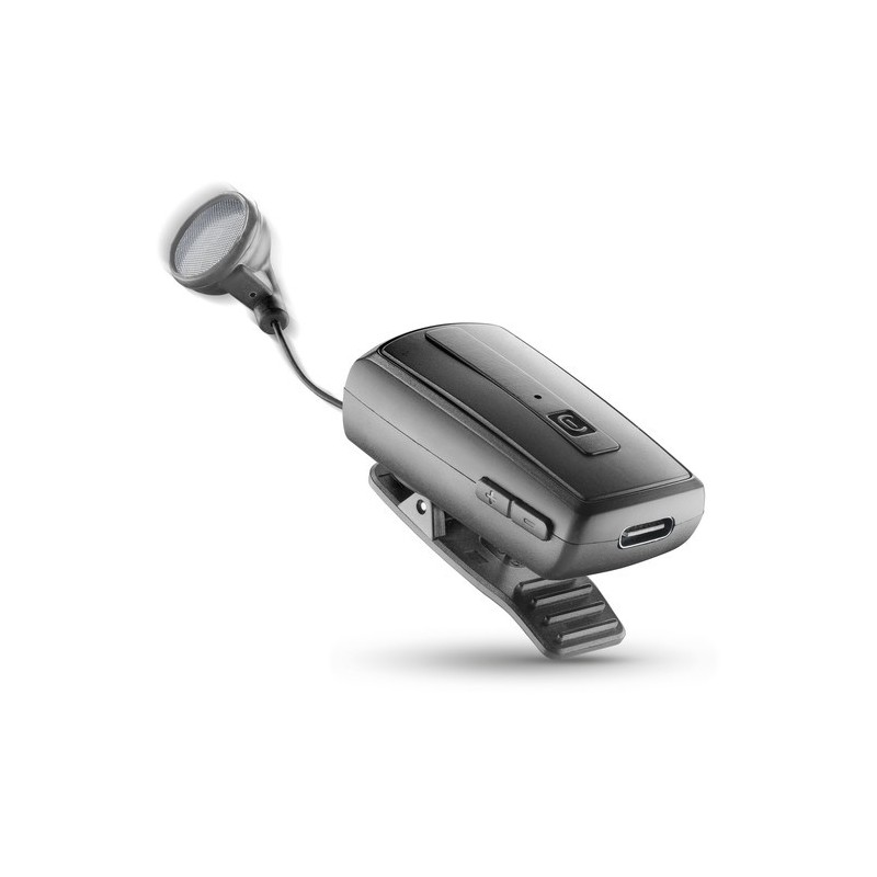 auricolare vivavoce bluetooth mono con cavo retraibile