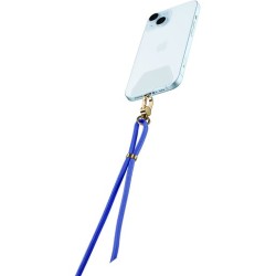 laccetto da polso  portatelefono blu