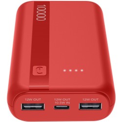 powerbank 10.000 mah usb-c /  rossa