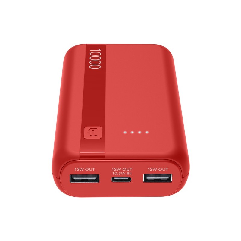 powerbank 10.000 mah usb-c /  rossa