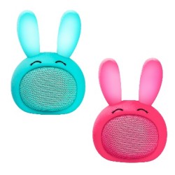 speaker karaoke bluetooth 3w coniglio blu