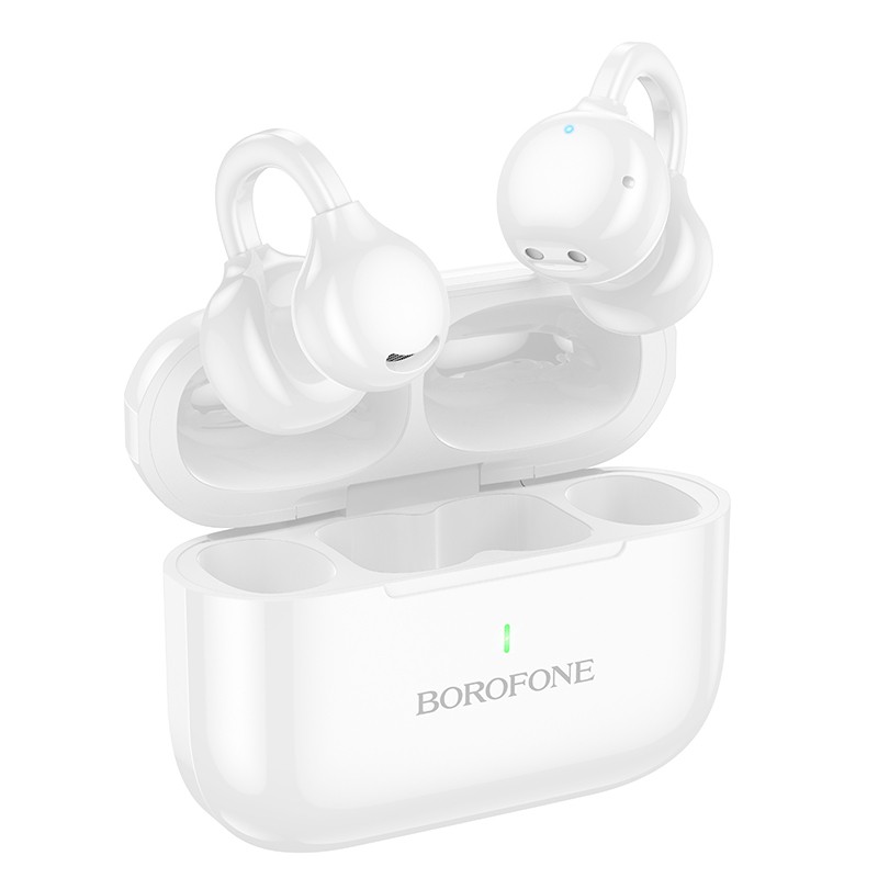 auricolare bluetooth ear clip tws bianco