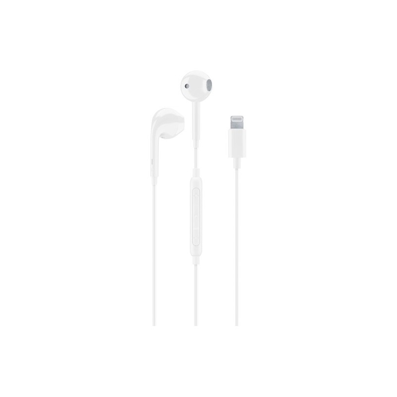 auricolare vivavoce stereo per iphone mfi bianco