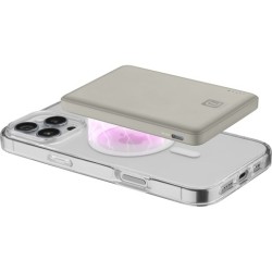 powerbank wireless 5000 mah magsafe sabbia