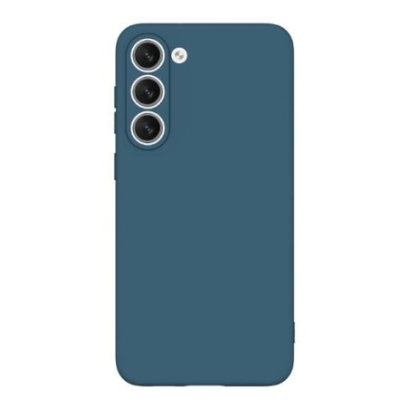 cover in silicone samsung S25 blu