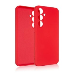 cover in silicone samsung s25 rossa