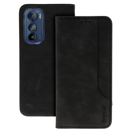 custodia a libro samsung A14 con porta carte di credito chiusura magnetica nera