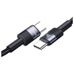cavo dati usb-c / usb-c antistrappo 120 cm 60w nero