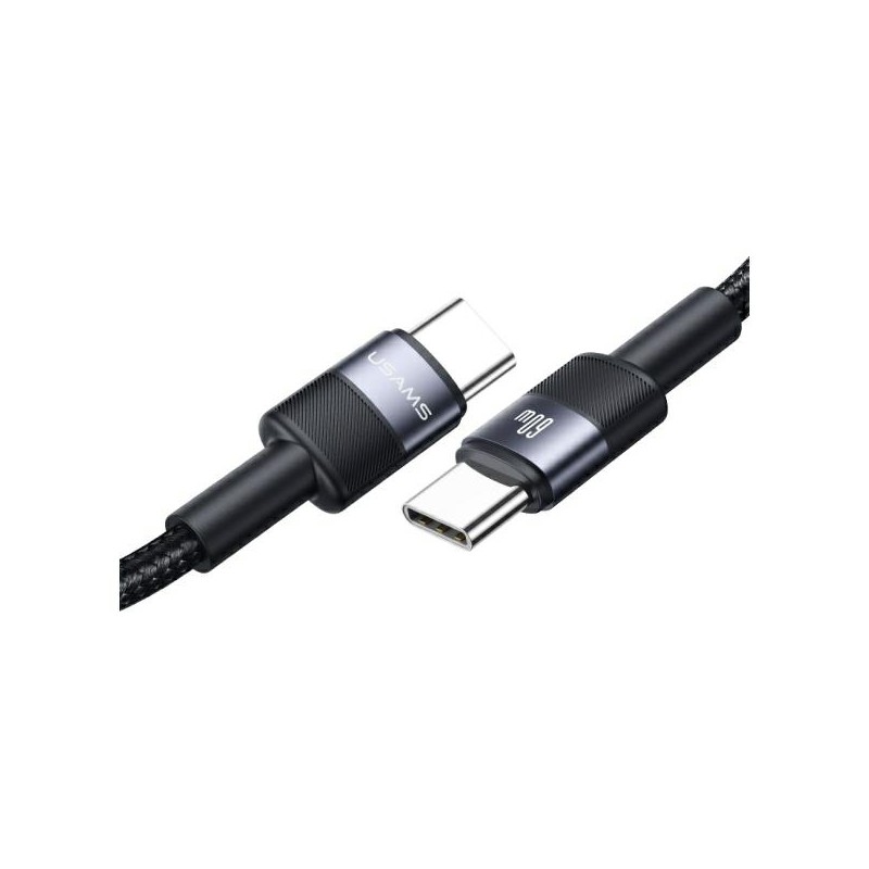 cavo dati usb-c / usb-c antistrappo 120 cm 60w nero