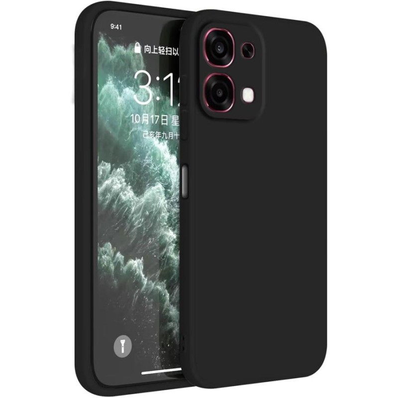 cover in silicone per oppo A6 PRO nera