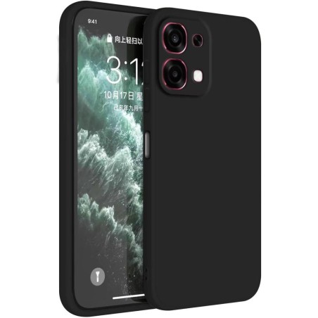 cover in silicone per oppo A6 PRO nera